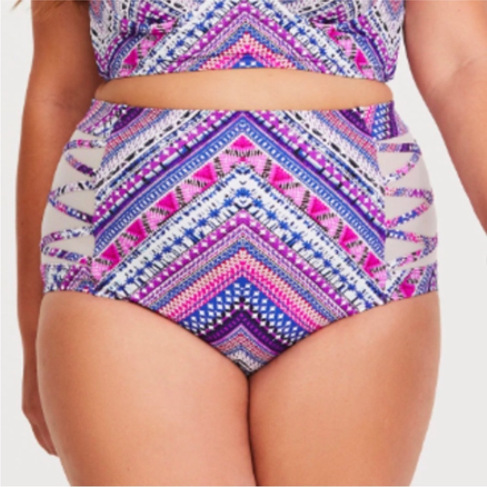 Torrid High Waist Swim Bottoms